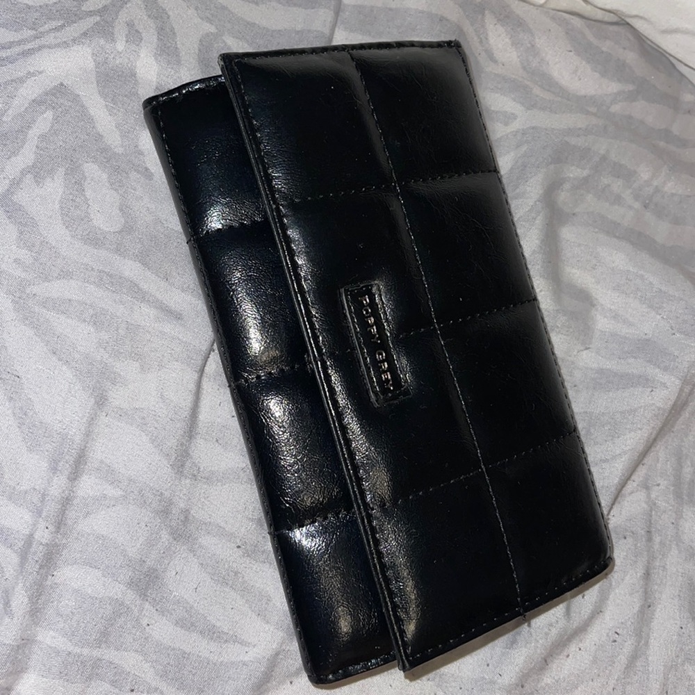 Poppy gray black wallet